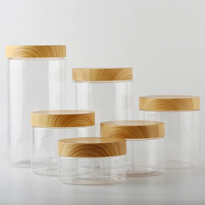 Barattolo glass jars with bamboo lids