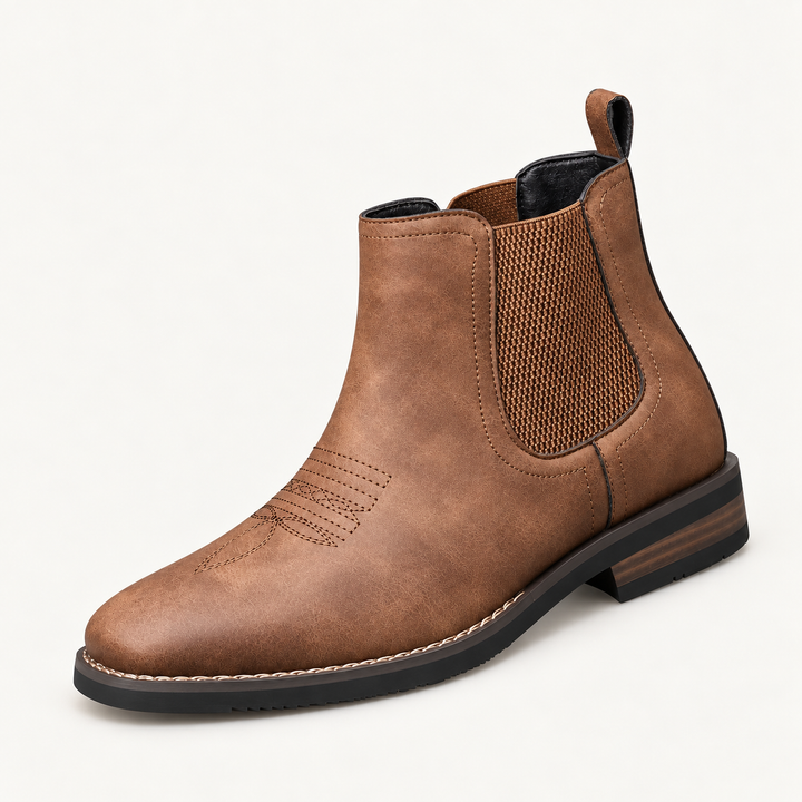 Blackwell Leather Chelsea Boot in Chestnut Brown
