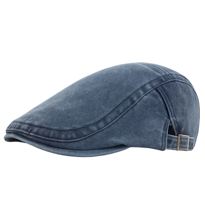 Louis vintage washed flat cap – Avinos Milano