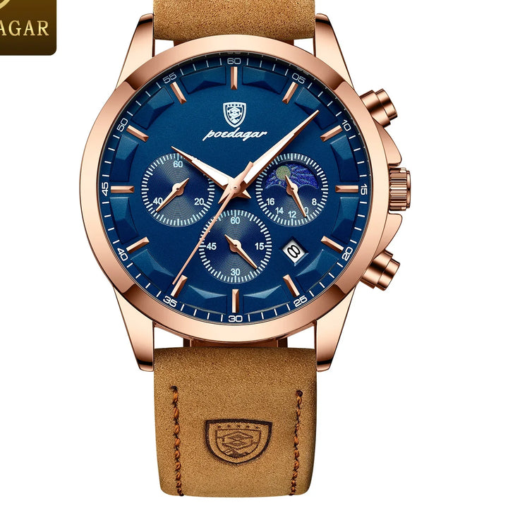 Lungolago watch Rose Gold / Blue