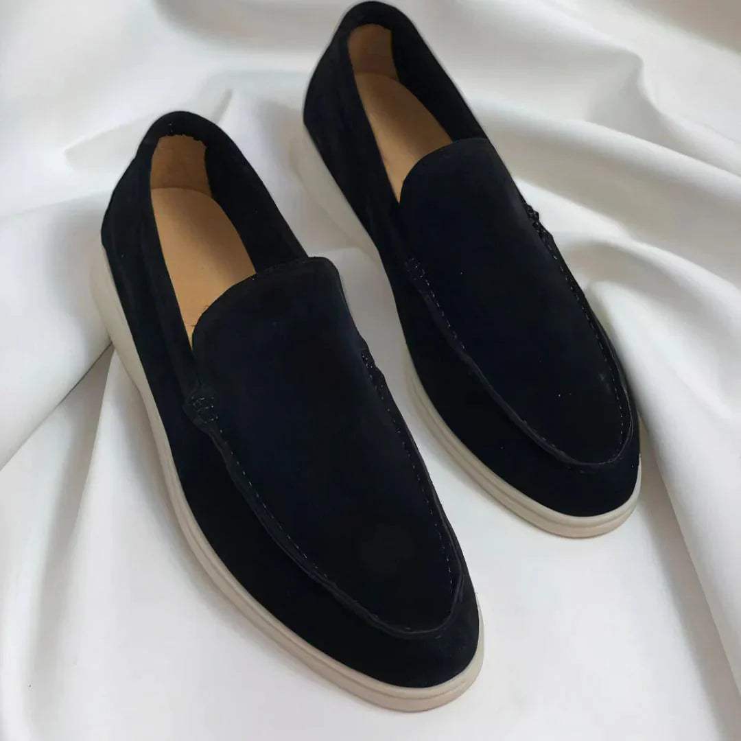 Men's elegant suede loafers – Avinos Milano