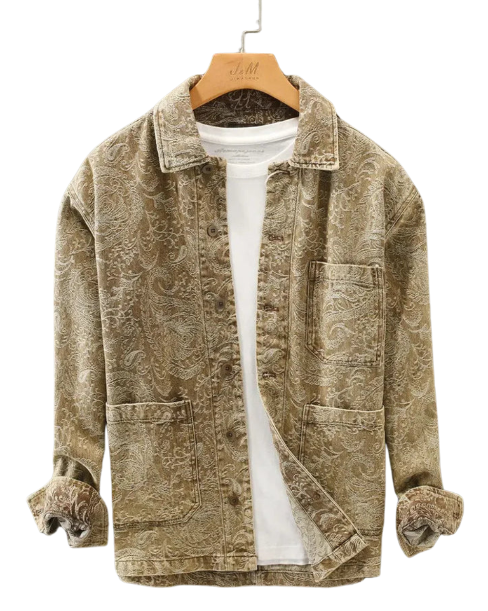 Brown Denim Jacket / 3XL