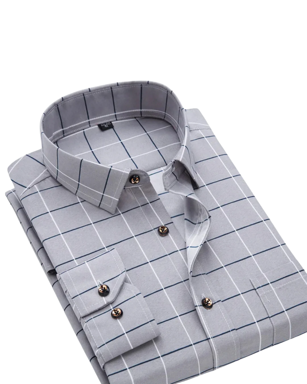 Grey Plaid / 4XL
