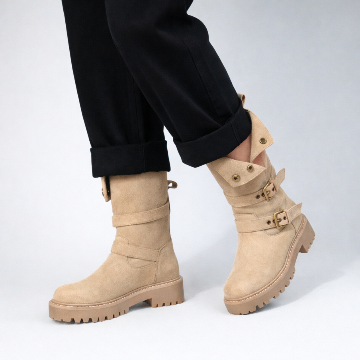 Freya Buckled Ankle Boots – women's shoes