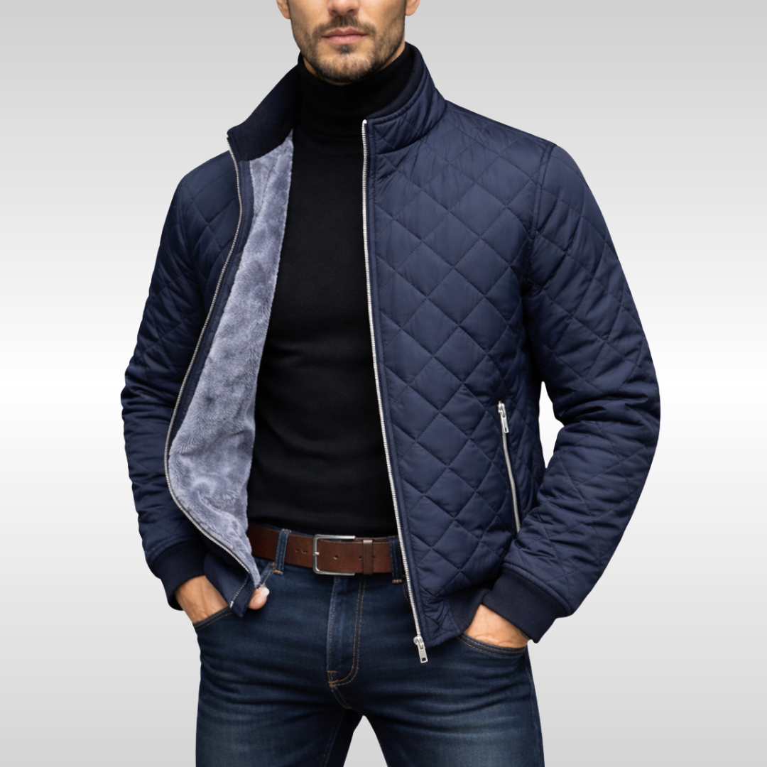 Bruno men's elegant quilted jacket – Avinos Milano