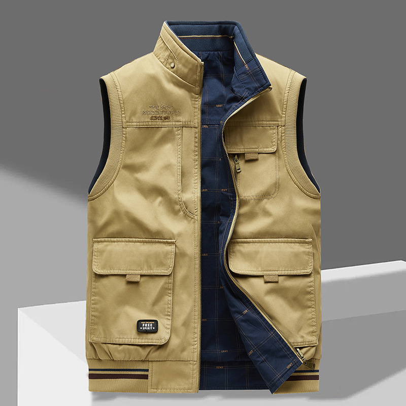 Khaki/Blue / 8XL