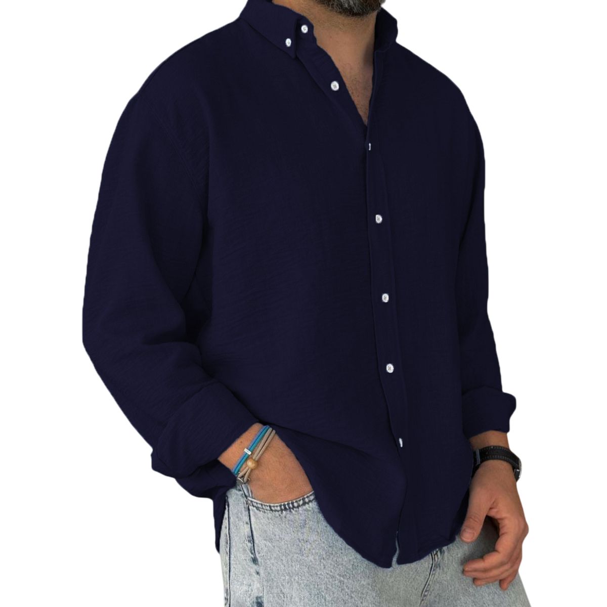 Navy Blue / 5XL