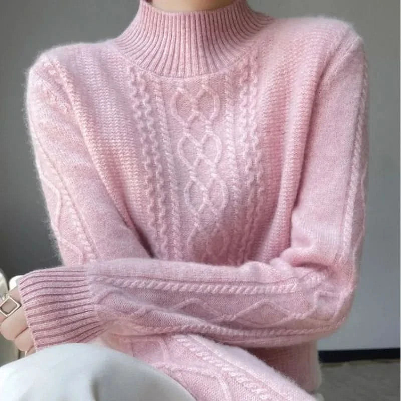 Fluffonia High Neck Sweater – women's sweaters