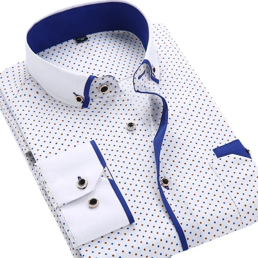 White/Blue / 5XL