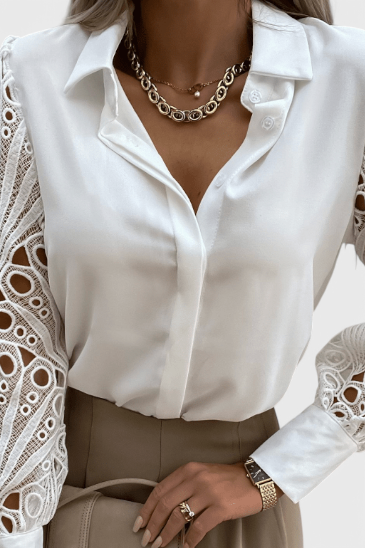 Tabitha Lightweight Soft Fabric Casual Blouse – women's shirts