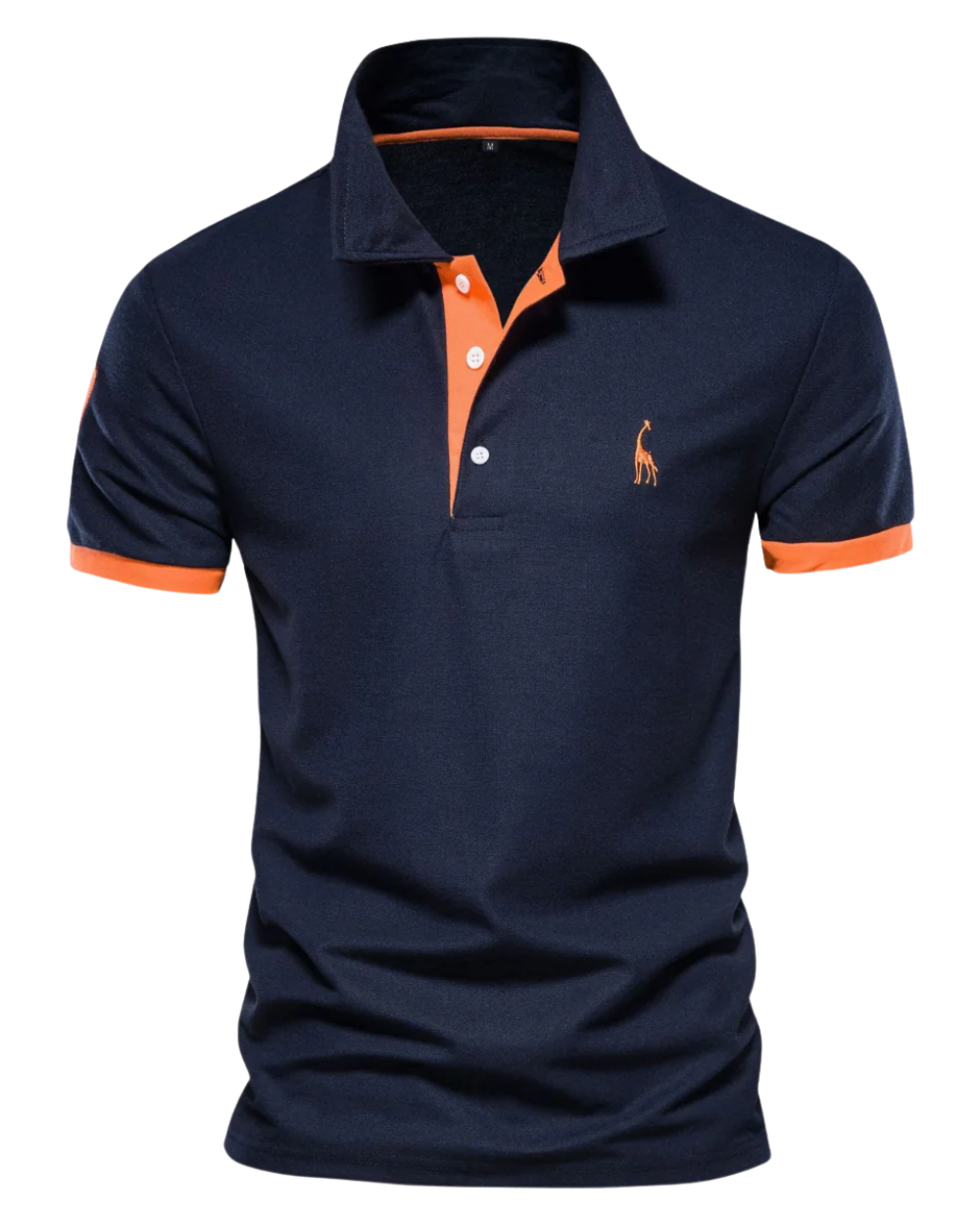 Orange-Navy Blue / 5XL
