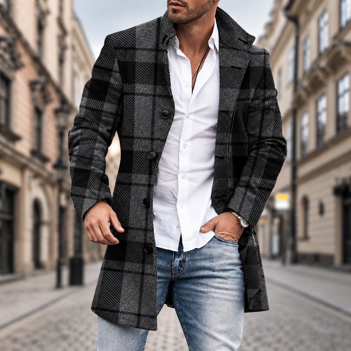 Adriano men's jacket, additional view