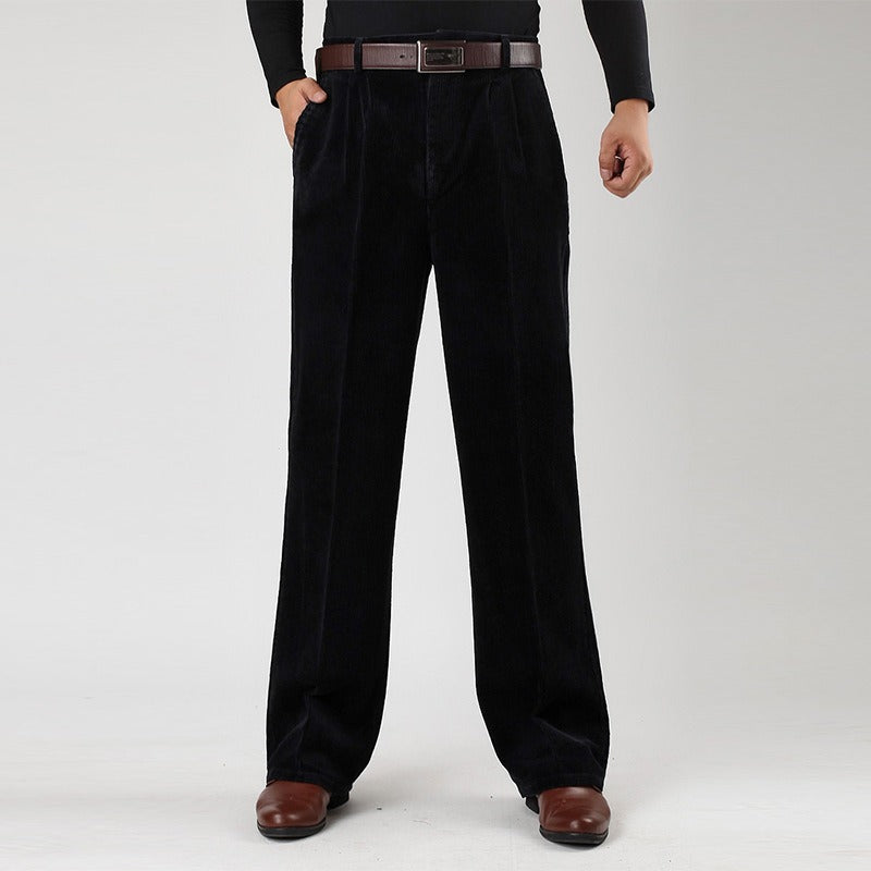 Matteo men's elegant corduroy pants, alternate view
