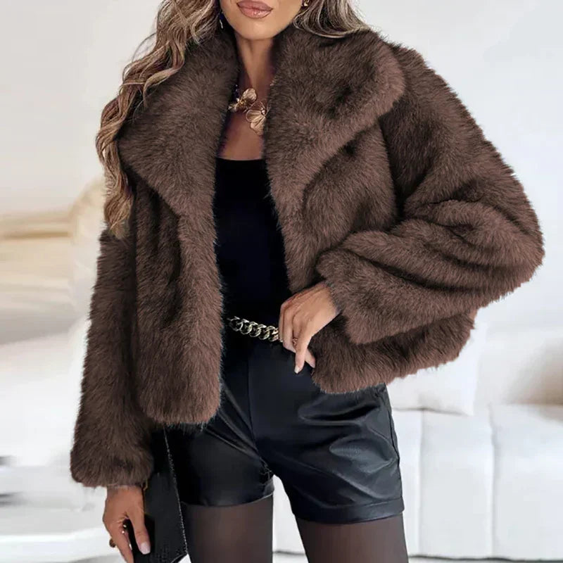 Faux women's relaxed jacket, additional view