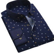 Navy with Anchor Print / 4XL