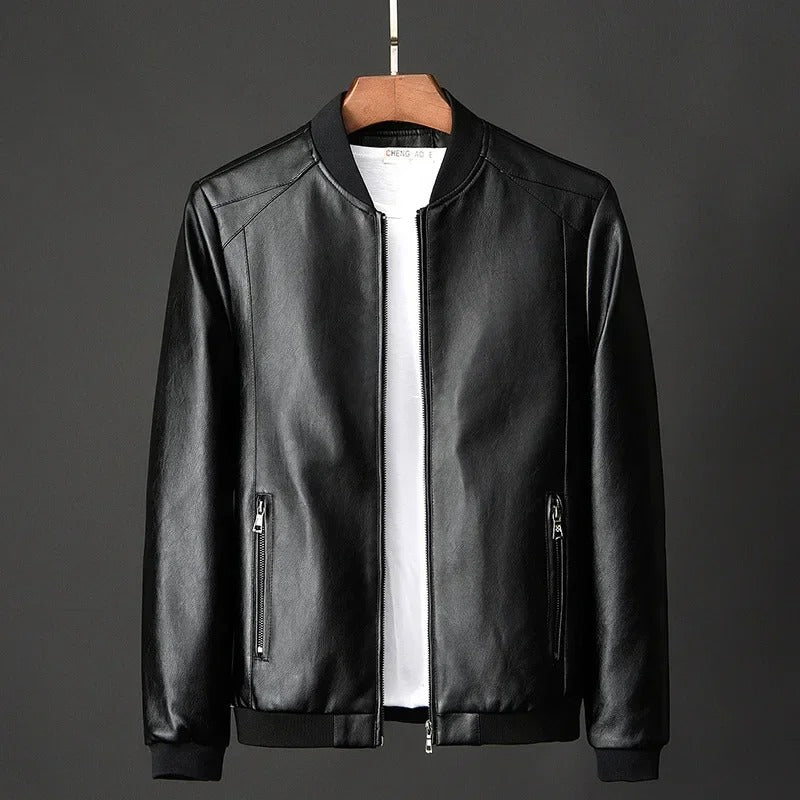 Stefano men's leather jacket – Avinos Milano