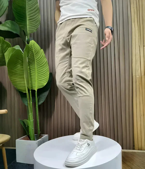 Emilio men's elegant cargo pants, view 6