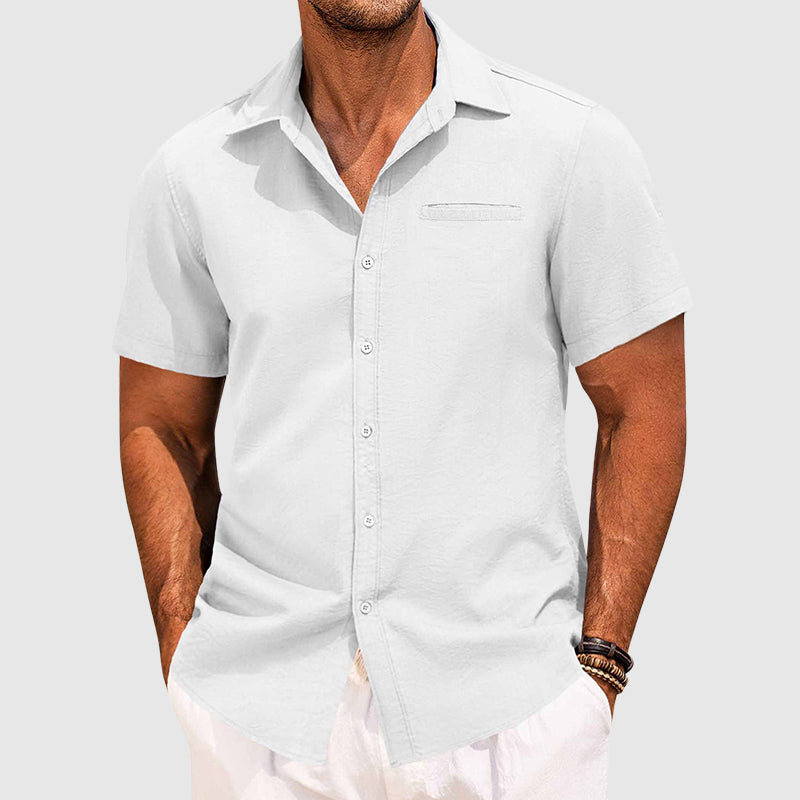 Pietro men's elegant summer shirt, additional view