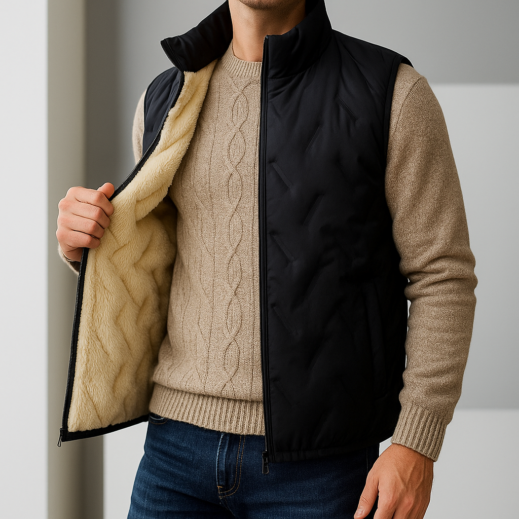 Sherpa men's elegant vest, view 4