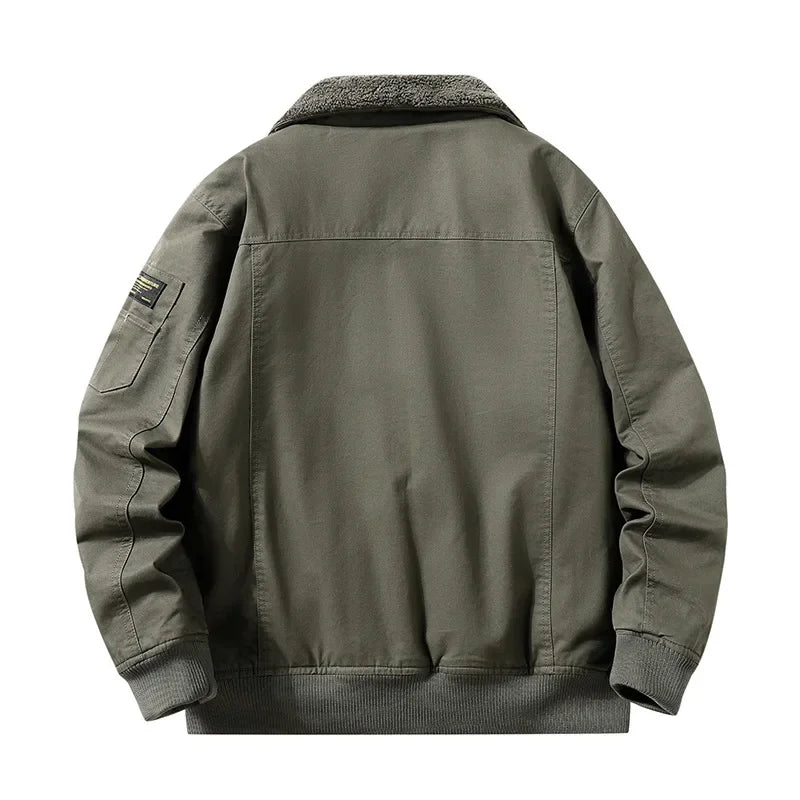 Pilot men's fleece jacket, view 4