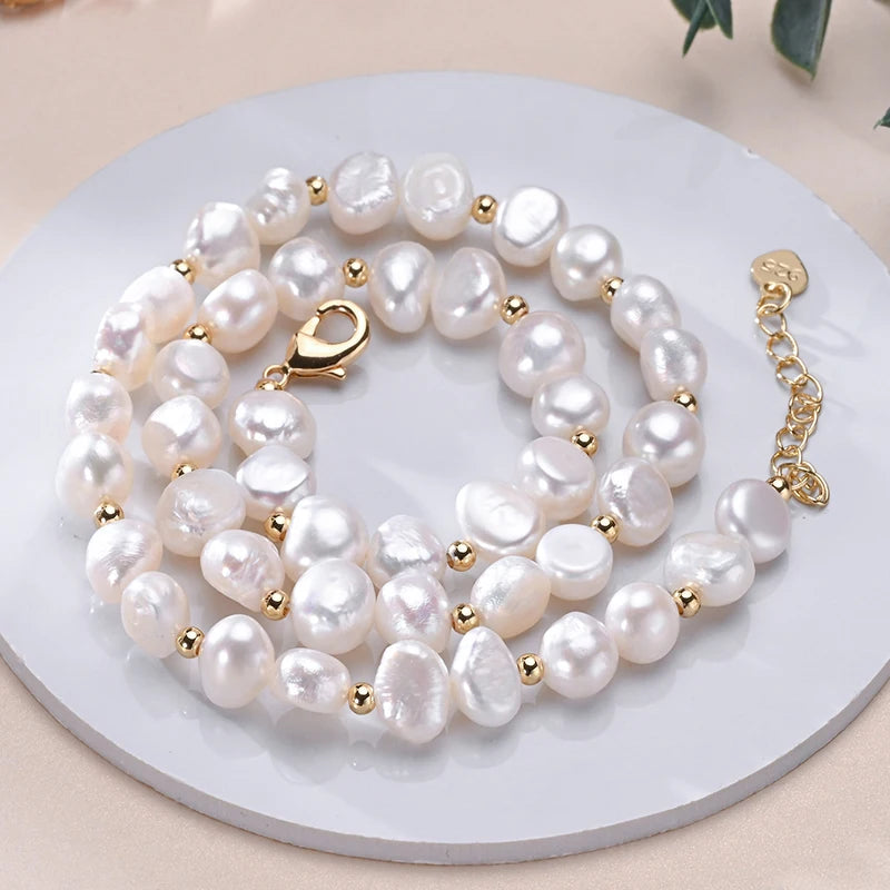 Barocca baroque freshwater pearl necklace
