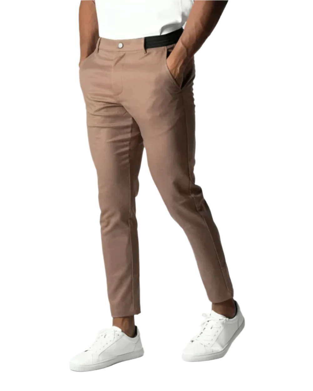 Elio men's stretch chinos, view 4
