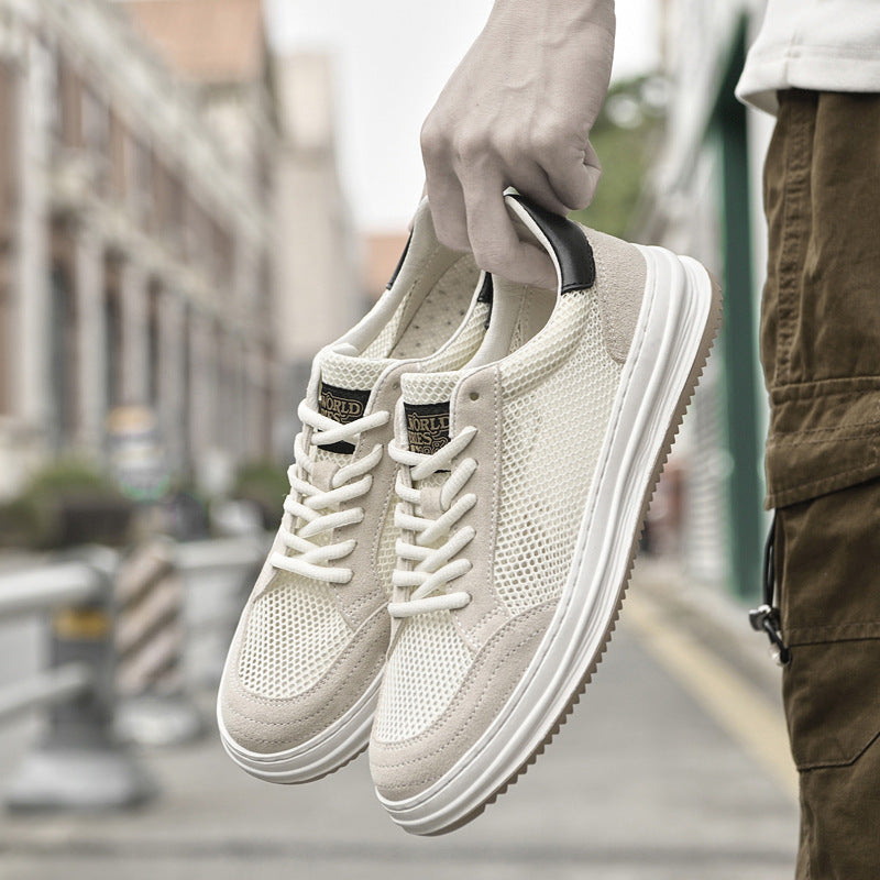 Men's elegant mesh sneakers, alternate view