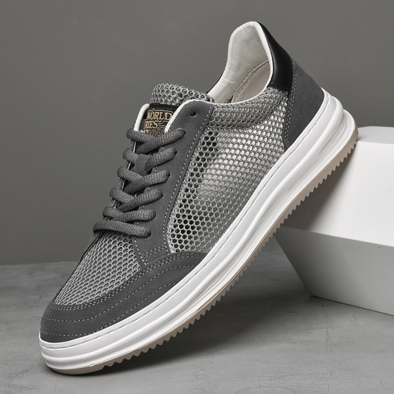 Men's elegant mesh sneakers, view 5