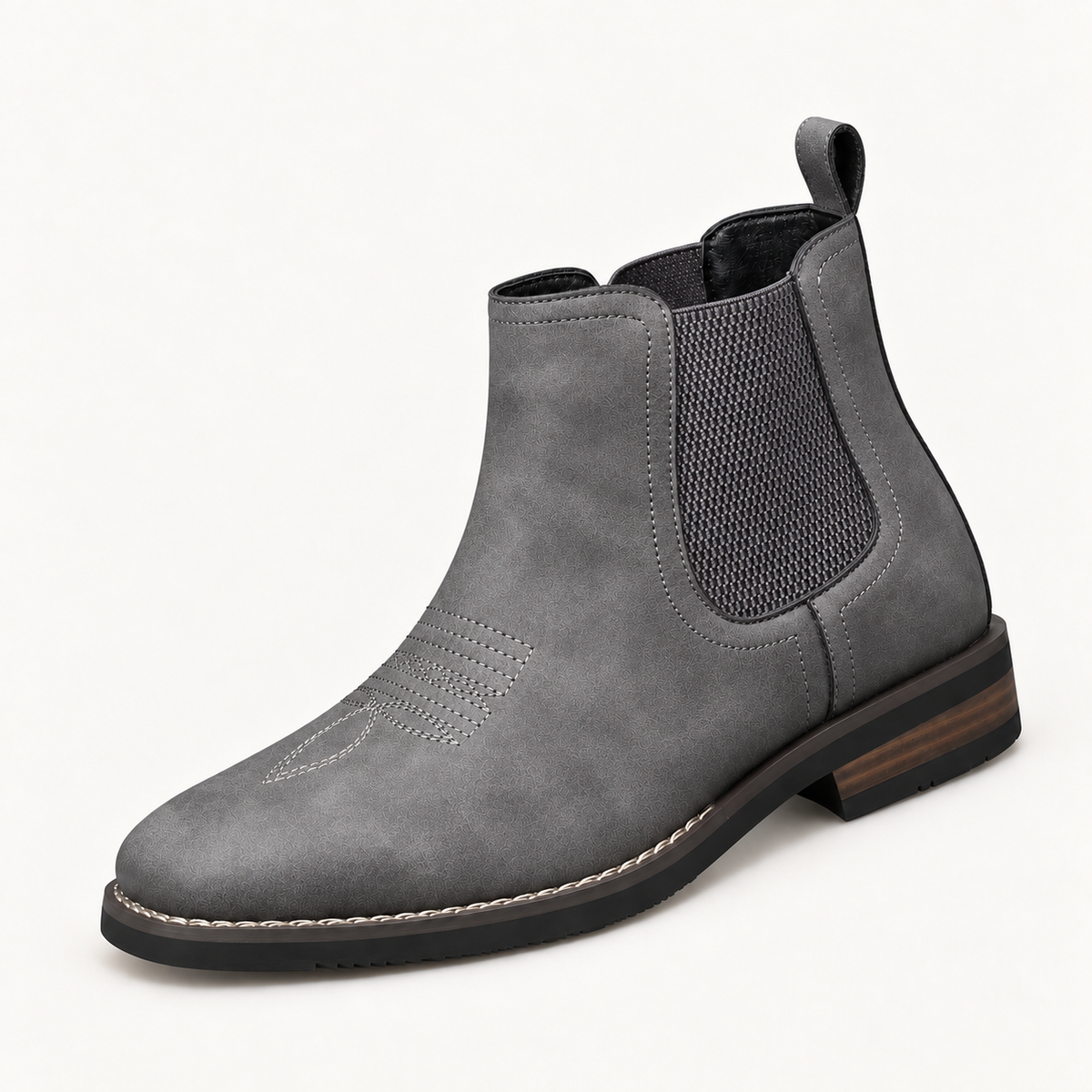 Blackwell Leather Chelsea Boot in Slate Grey