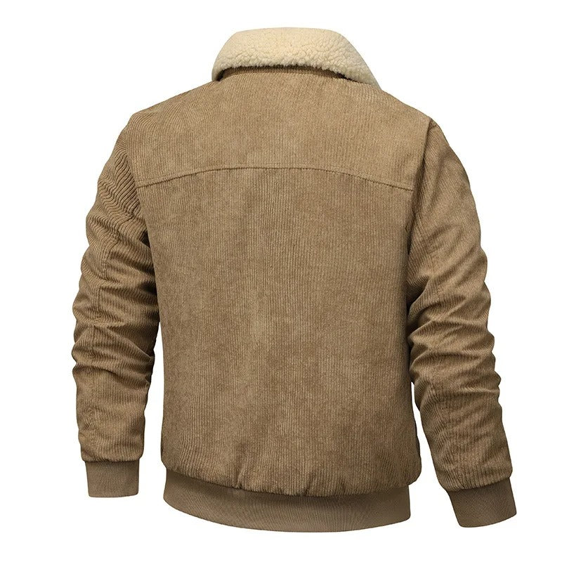 Men's elegant corduroy jacket, alternate view