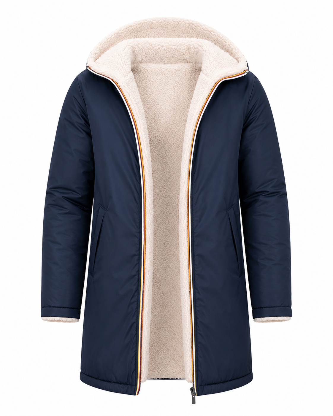 Luca men's elegant fleece jacket, view 4