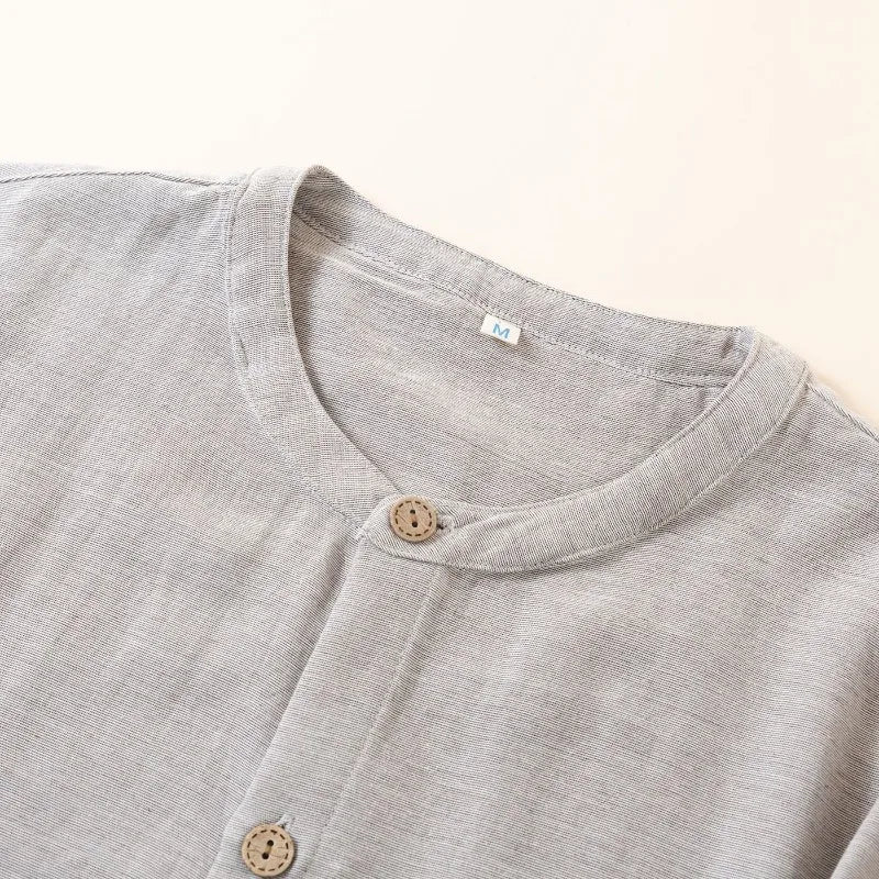 Men's lightweight linen two-piece set, additional view