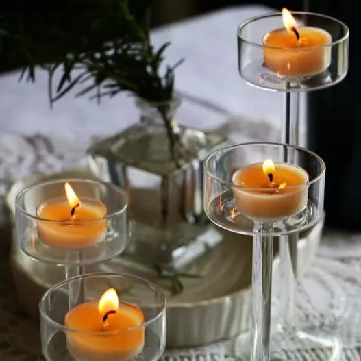 Calice holders with tealights