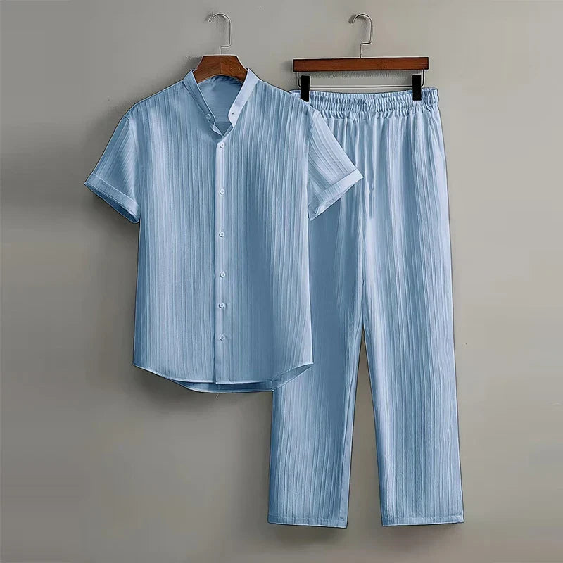 Men's summer two-piece set, additional view