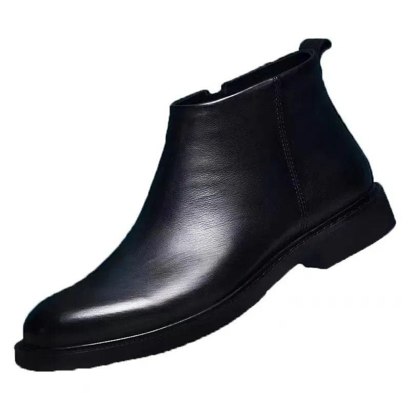 Pietro men's leather boots, additional view