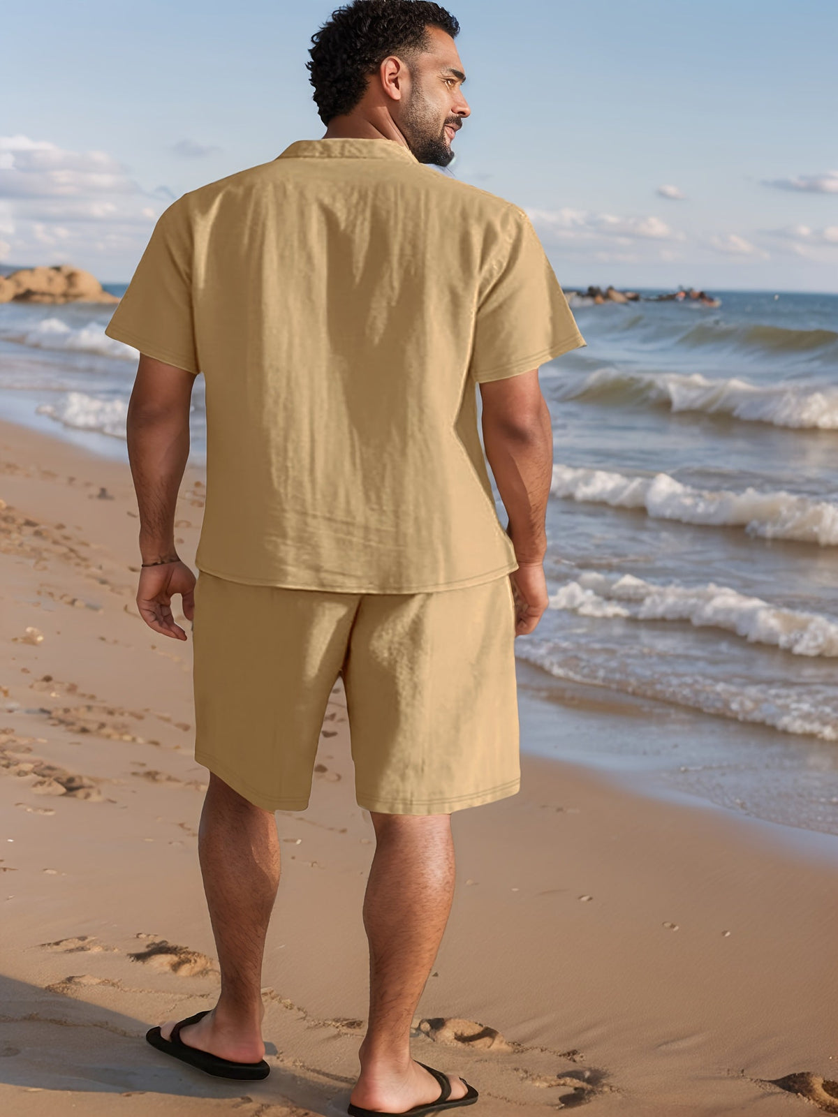 Gabriele men's elegant summer two-piece set, view 4