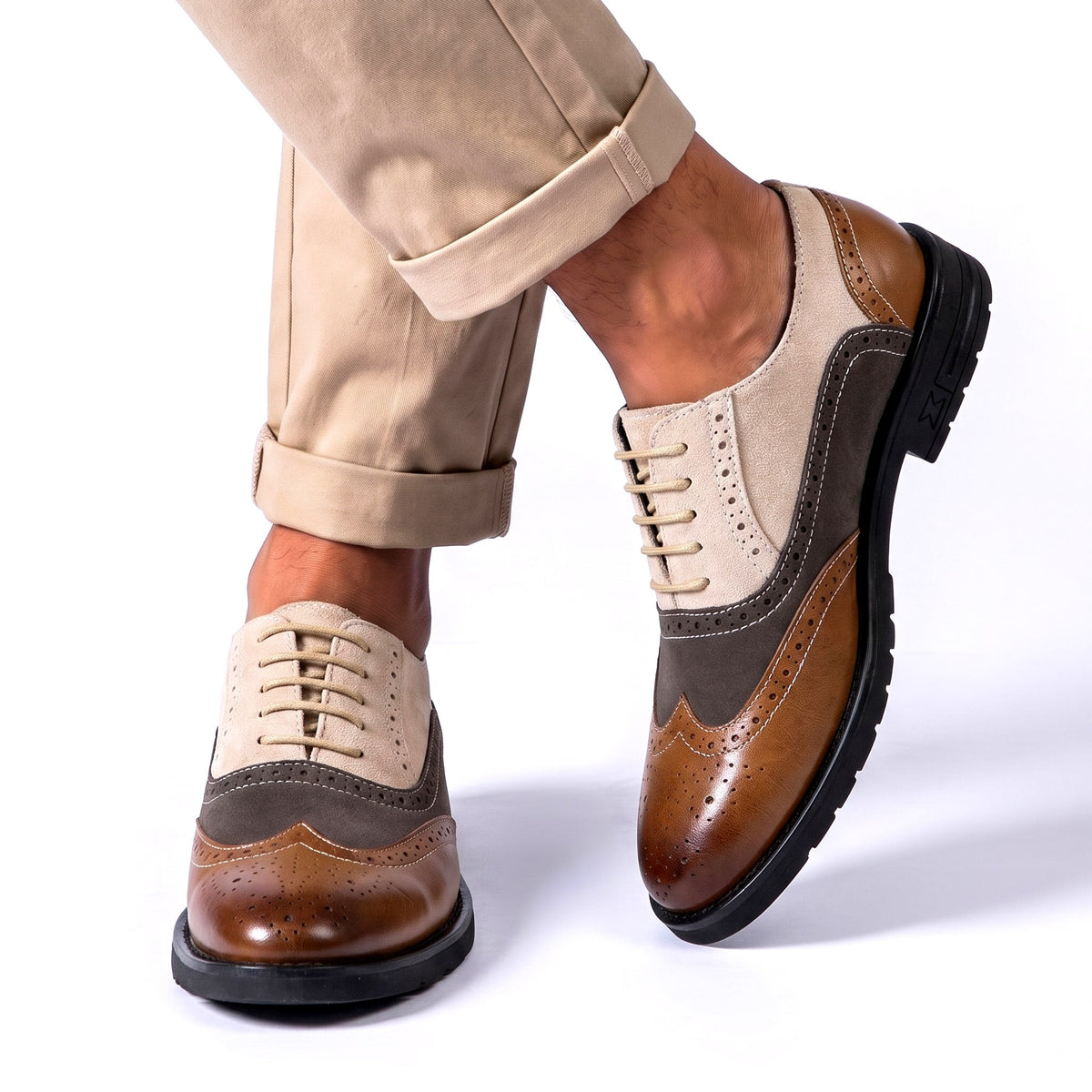Cassian leather derby shoes, alternate view