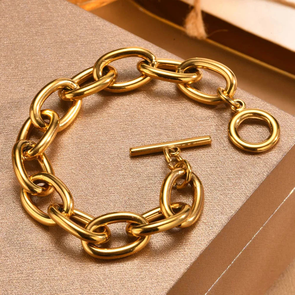 Catena chunky link bracelet