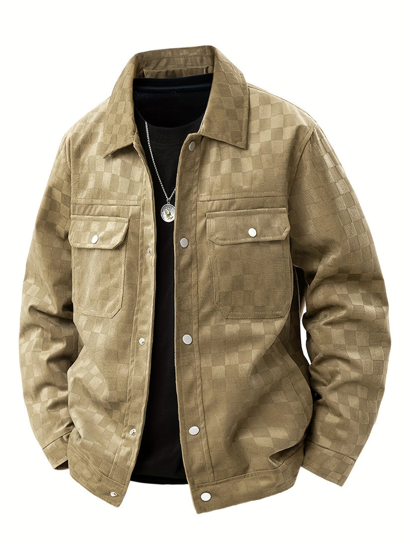 Men's suede jacket, view 4