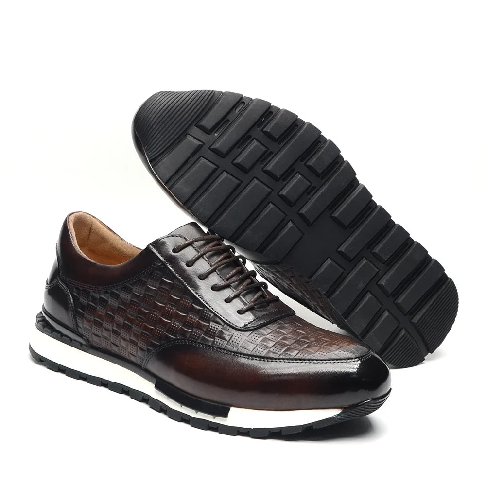 Paolo men's leather shoes, view 4