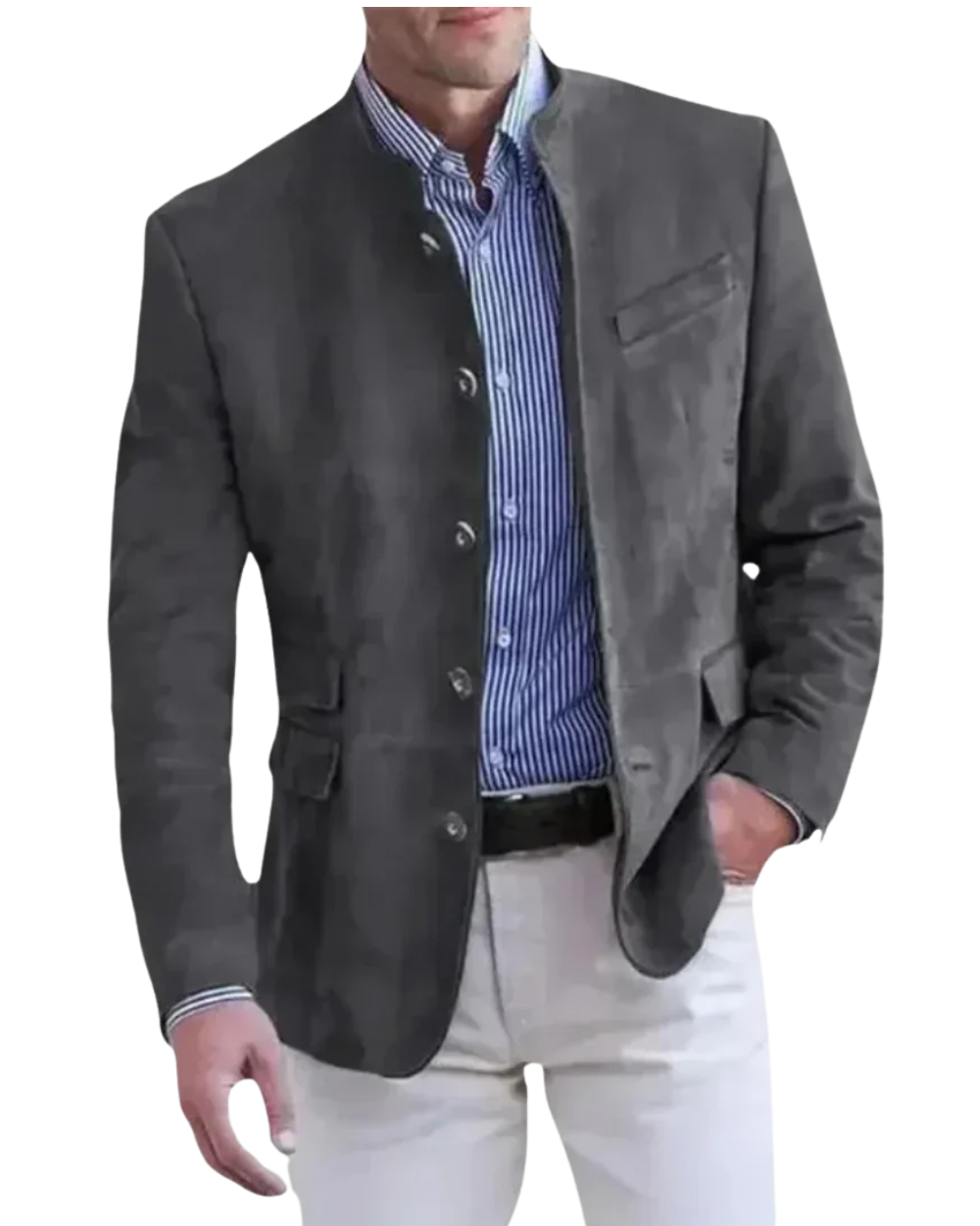 Smart men's jacket, view 4
