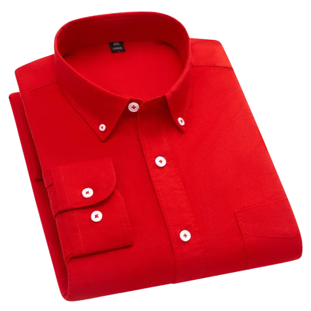 Men's classic cotton shirt in a tailored fit, view 4