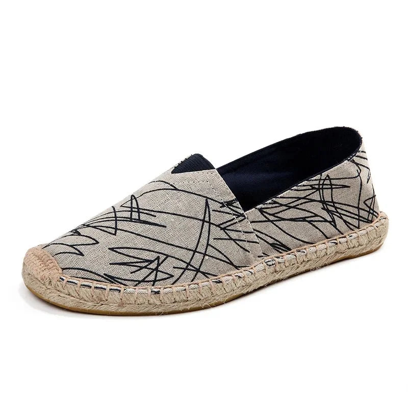 Men's elegant canvas espadrilles, view 4
