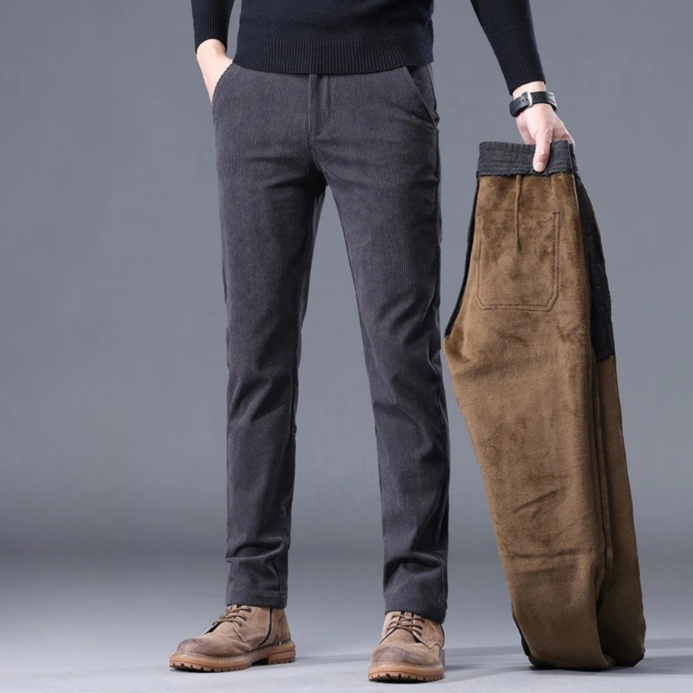 Gennaro men's elegant corduroy pants, additional view