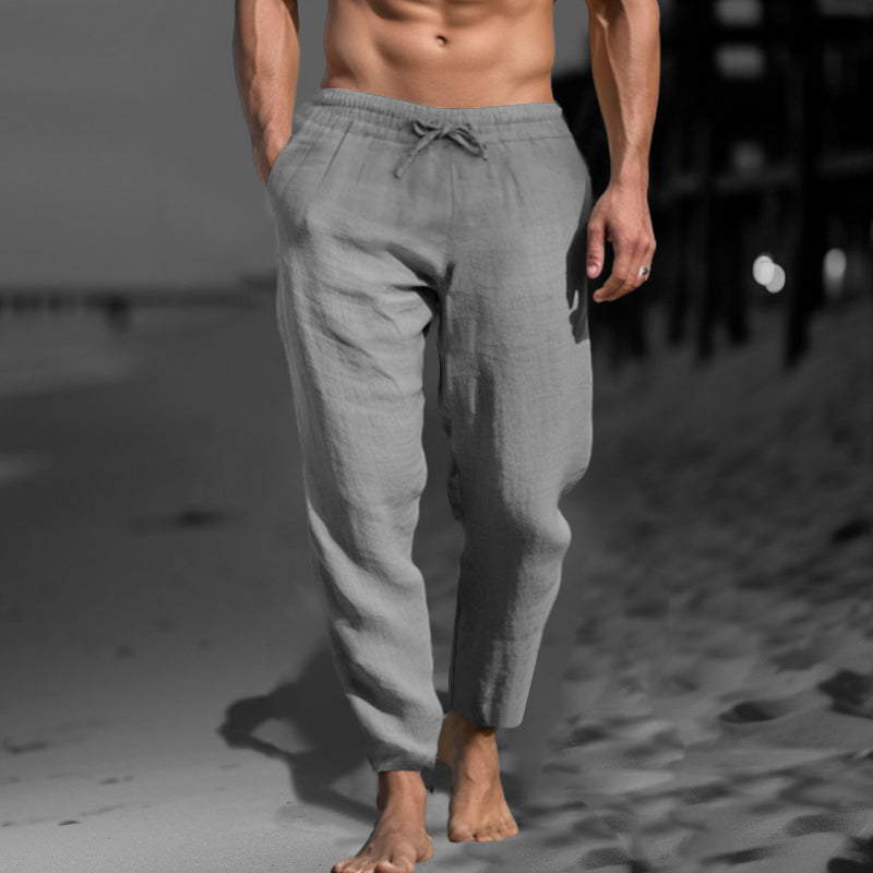 Corfu men's linen pants, additional view