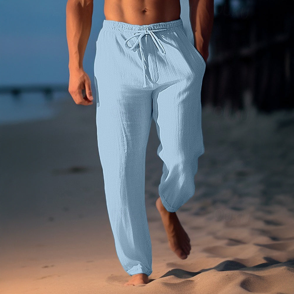 Zakynthos men's linen pants, alternate view