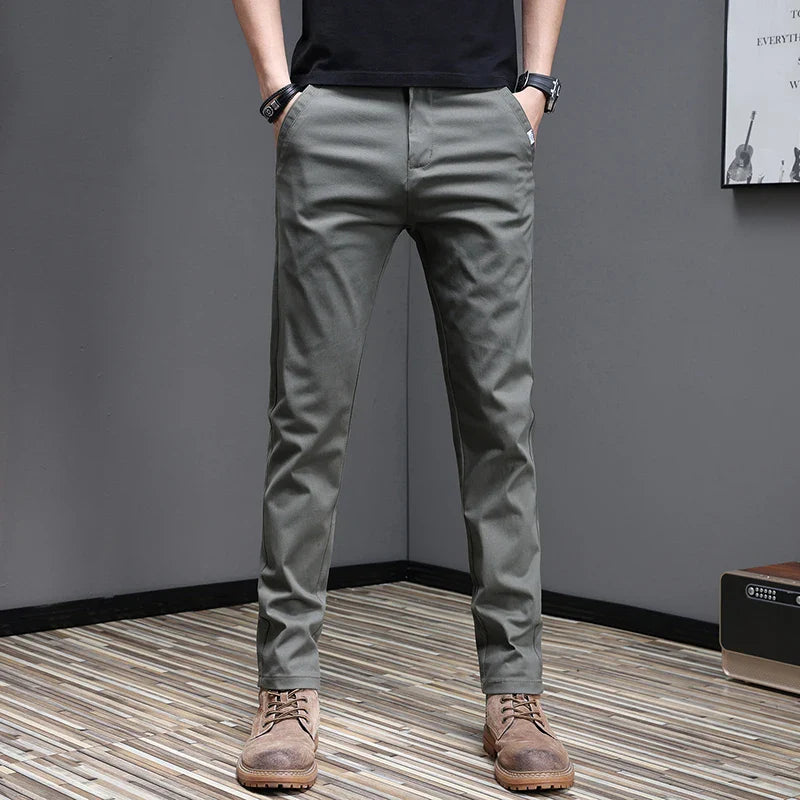 Davide men's cotton pants, view 4
