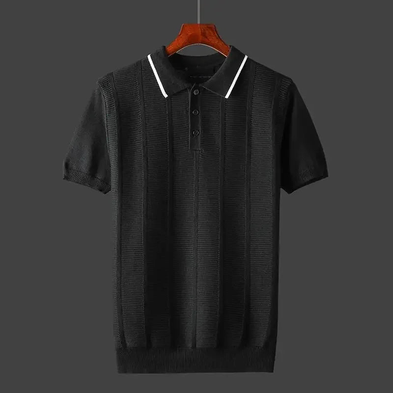 Franco men's elegant polo shirt, additional view