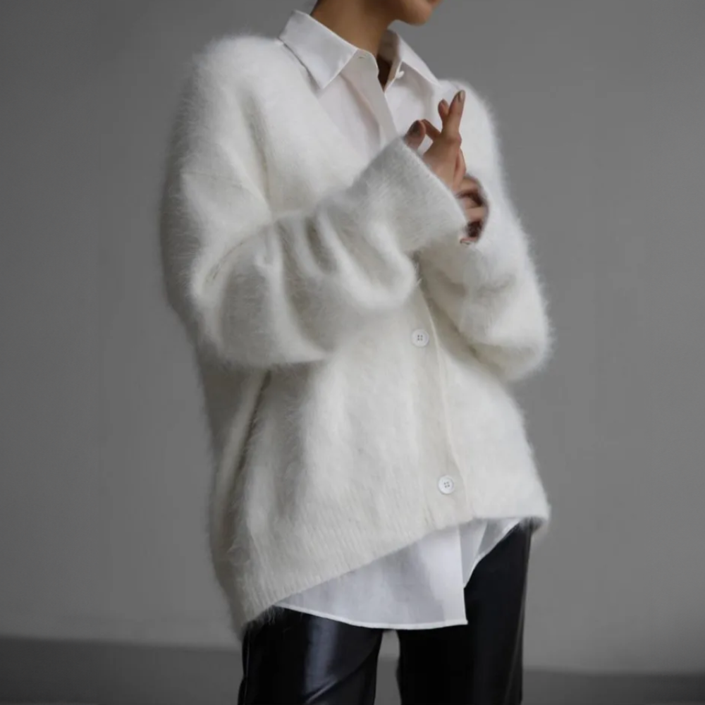 Danica women's elegant knitted cardigan, additional view