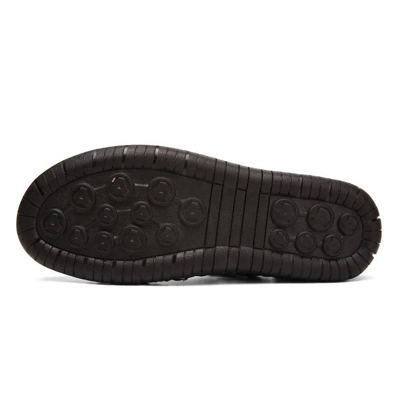 Men's leather sandals, additional view